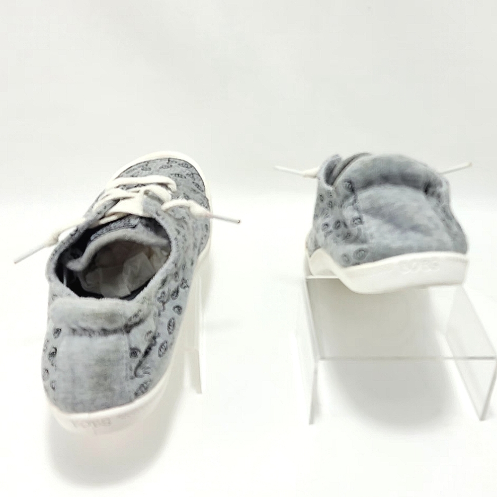 BOBS BY SKETCHERS - Slip-on sneakers, cats, gray/black, size 7.5 - Picture 5 of 10